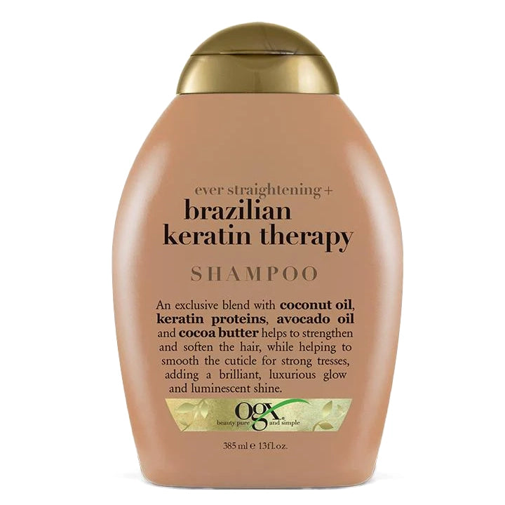 OGX - Brazilian Keratin Smooth Shampoo - 385ml