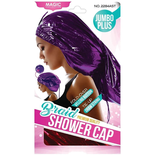 Magic Collection Jumbo Plus Braid Shower Cap (NO.2284AST)