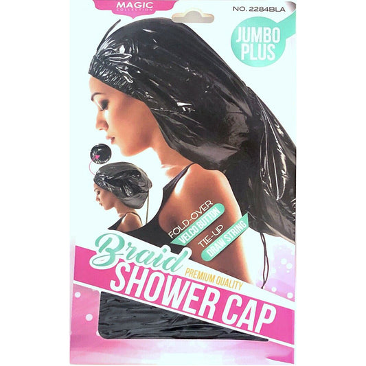 Magic Collection Jumbo Braid Shower Cap NO.2284BLA