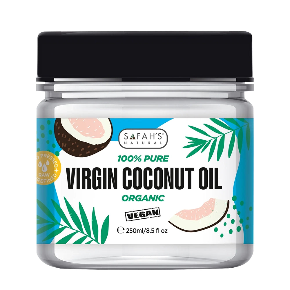 Safah's Natural 100% Pure Virgin Coconut Oil | Organic 250ml