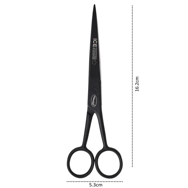 Fine Lines UK Barber Scissors 6.5'' Black (334-00-BK)