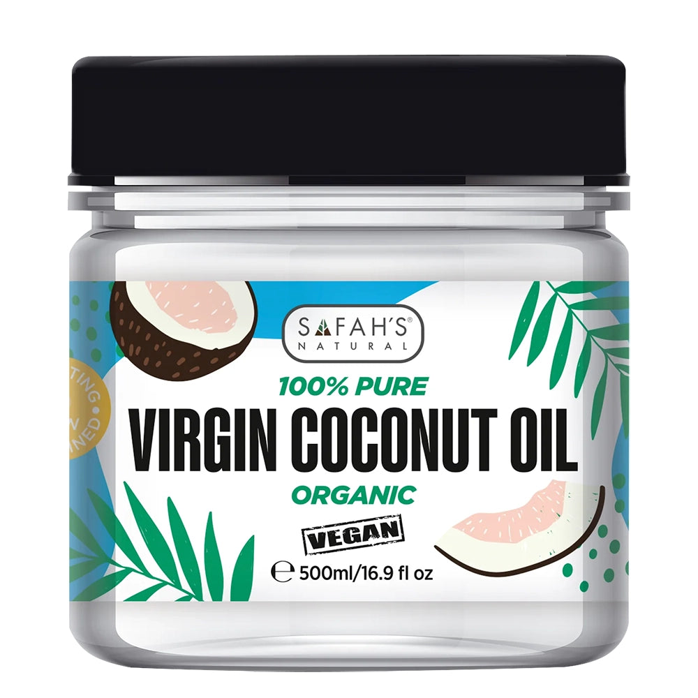 Safah's Natural 100% Pure Virgin Coconut Oil | Organic 500ml