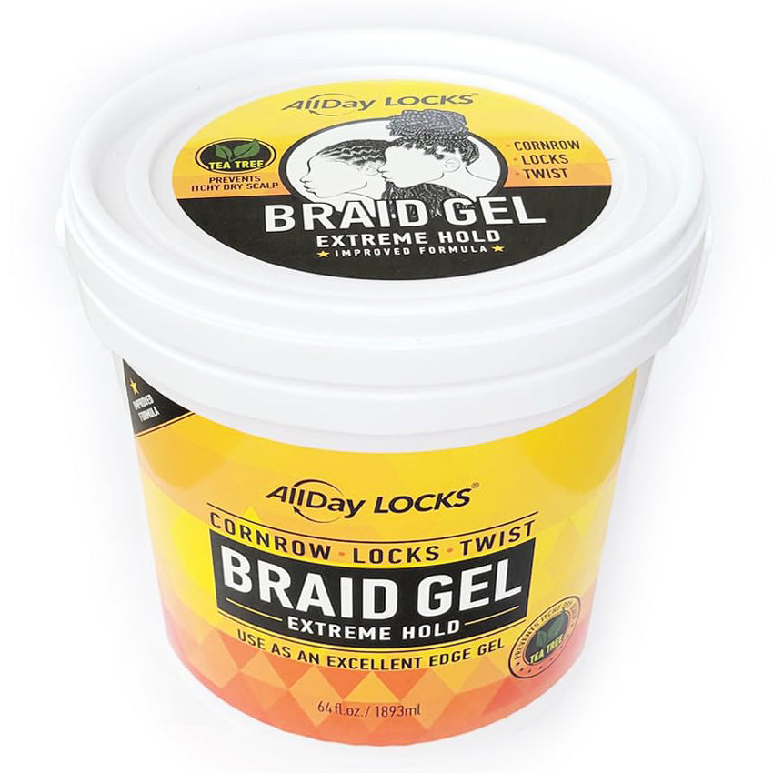 All Day Locks Braid Gel Extreme Hold 64 oz