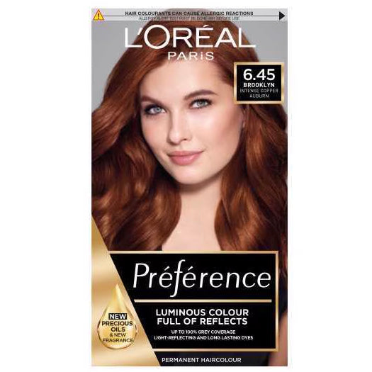 L'Oréal Préférence | 6.45 Intense Copper Auburn