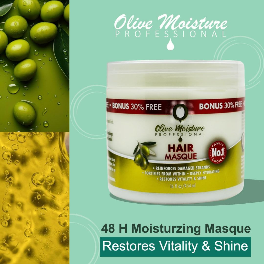 Olive Moisture Hair Masque 16 oz