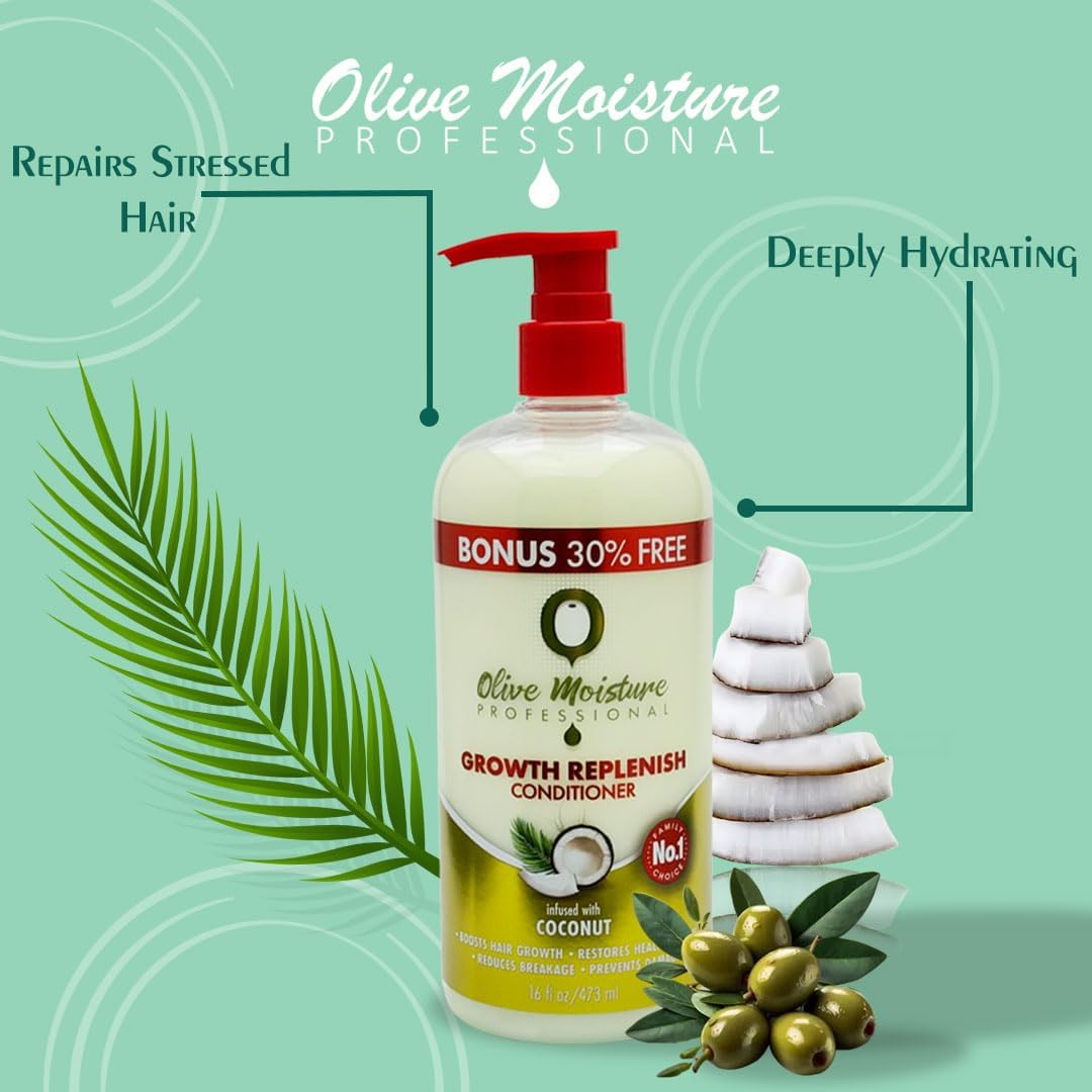 Olive Moisture Growth Replenish Conditioner 16 oz