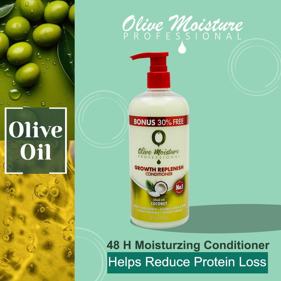 Olive Moisture Growth Replenish Conditioner 16 oz