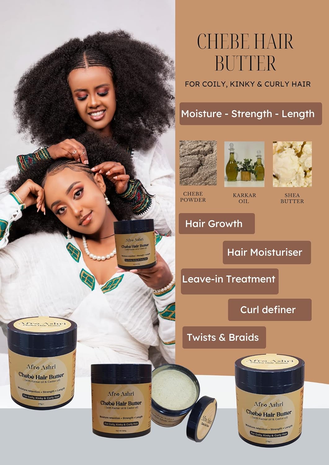 Afro Ashri Chebe Hair Butter 225 g