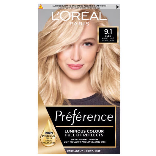 L'Oréal Préférence | 9.1 Viking Light Ash Blonde