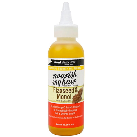 Aunt Jackie's Nourish My Hair Flaxseed & Monoi Oil Blends 118 ml