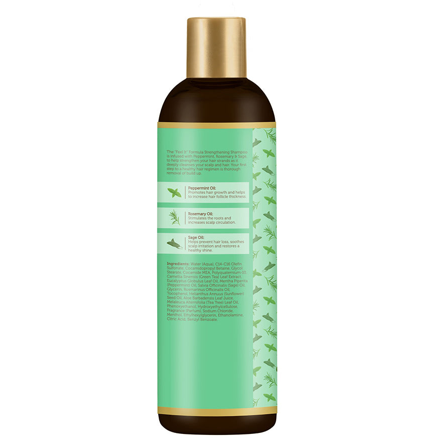 African Pride Peppermint, Rosemary & Sage Strengthening Shampoo 12 oz