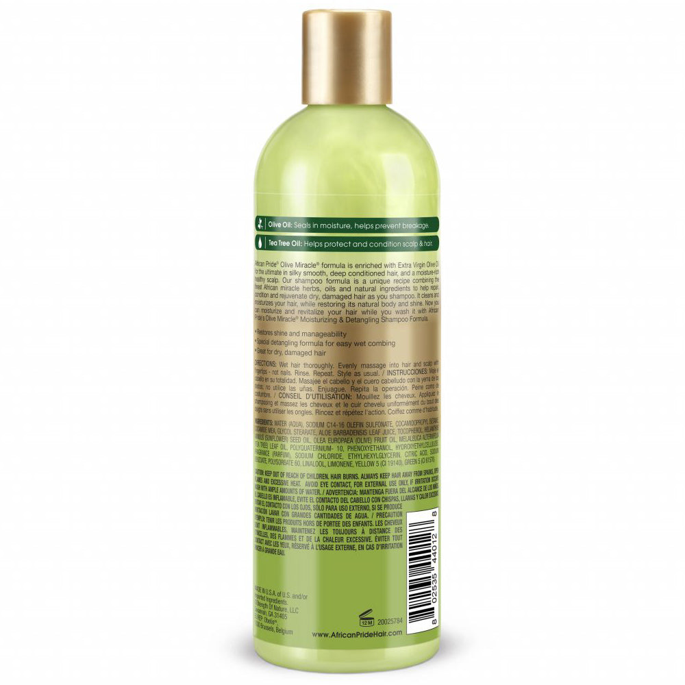 African Pride Olive Miracle 2-In-1 Shampoo 355 ml