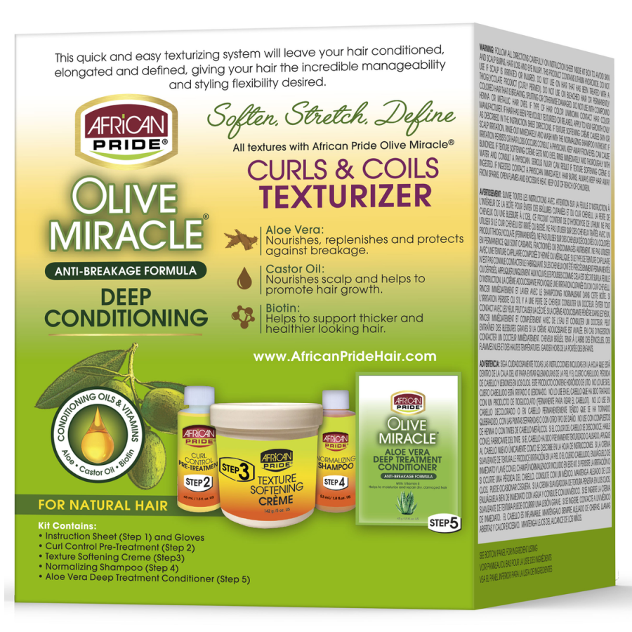 African Pride Olive Miracle Curls & Coils Texturizer