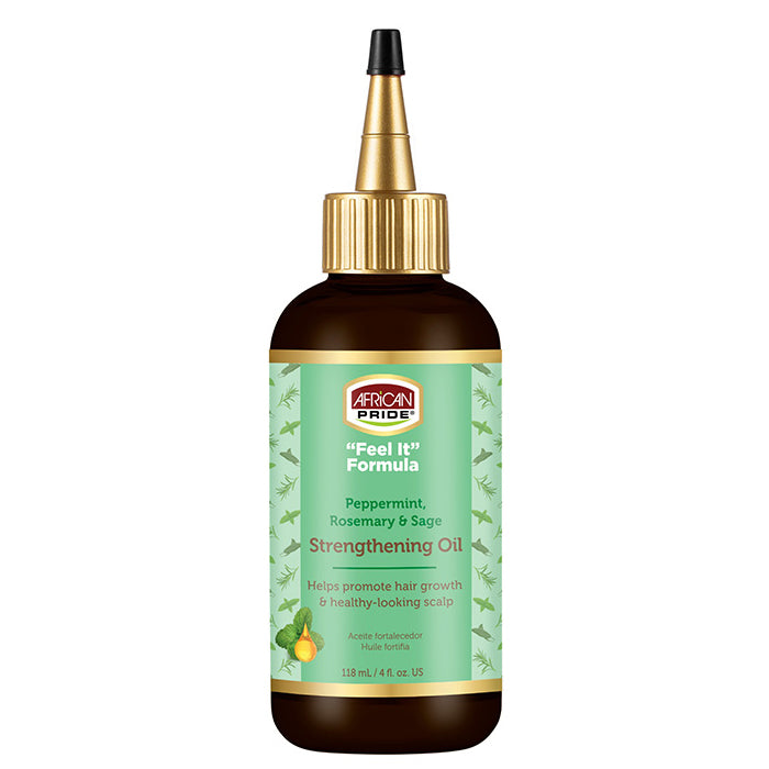 African Pride Peppermint, Rosemary & Sage Strengthening Oil 4 oz