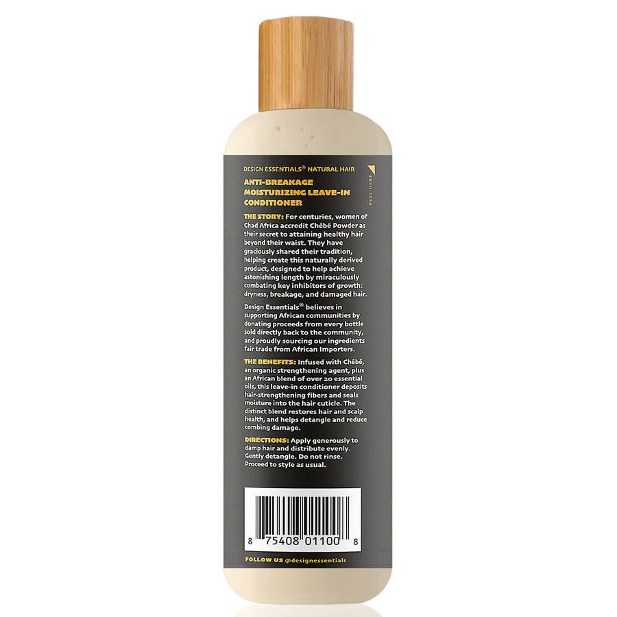 Design Essentials African Chebe Anti-Breakage Moisturizing Leave-In Conditioner 12 oz