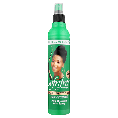 Sofn'free Black Castor Oil Anti-Dandruff Afro Spray 100 ml