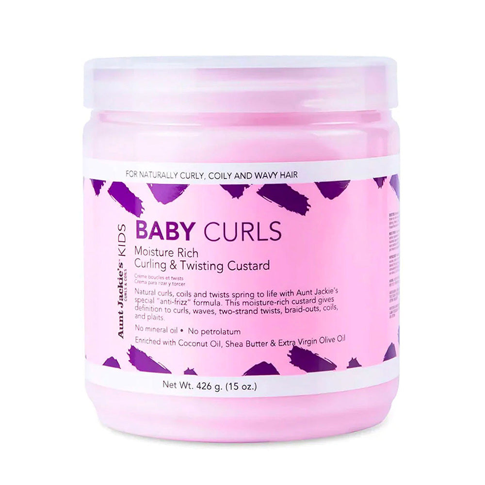 Aunt Jackie's Kids BABY CURLS Curling & Twisting Custard 15 oz