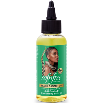 Sofn'free Black Castor Oil Anti-dandruff Moisturising Braid Oil 100 ml