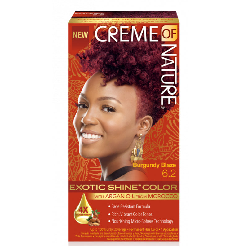 Creme Of Nature Exotic Shine Permanent Color | 6.2 Burgundy Blaze