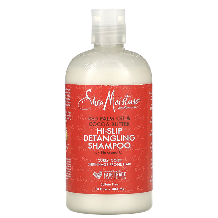 Shea Moisture Red Palm Oil & Cocoa Butter Hi-Slip Detangling Shampoo 13 oz