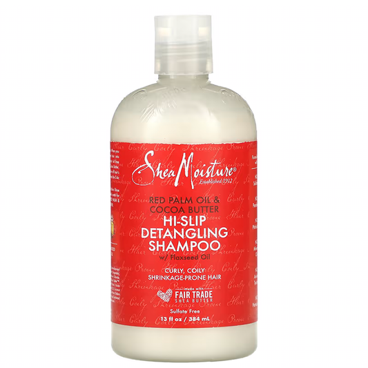 Shea Moisture Red Palm Oil & Cocoa Butter Hi-Slip Detangling Shampoo 13 oz