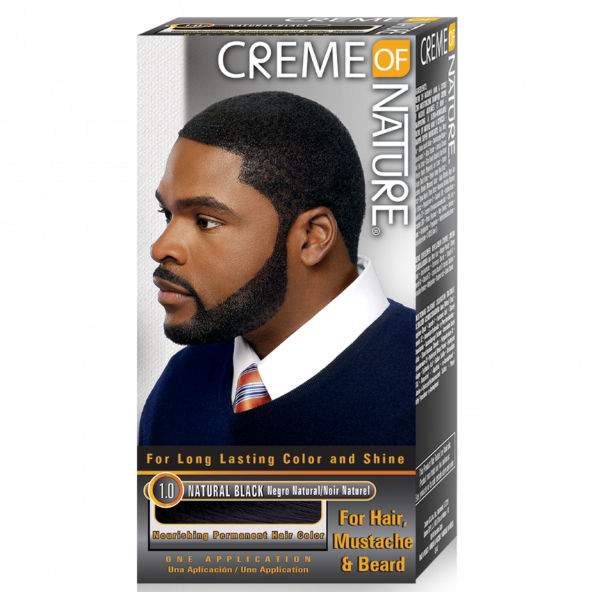 Creme Of Nature Nourishing Permanent Gel Hair Color For Men Natral Black