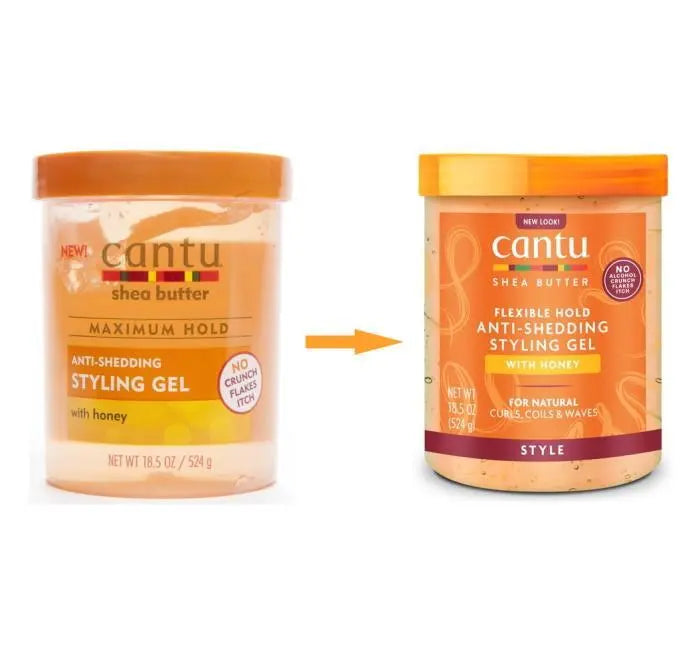 Cantu Anti-Shedding Styling Gel with Honey 524 g