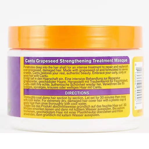 Cantu Grapeseed Treatment Masque Use