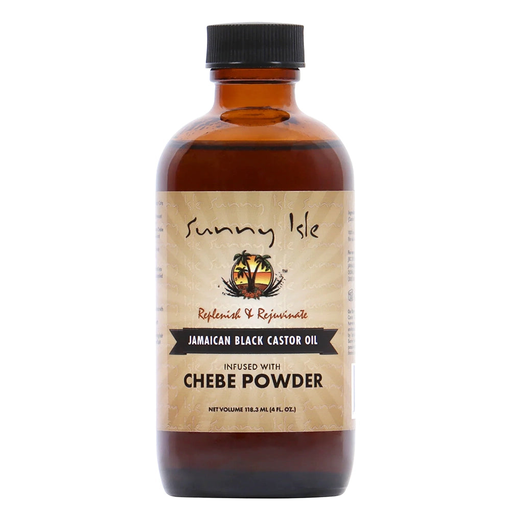 Sunny Isle Jamaican Black Castor Oil with Chebe Powder 4 oz