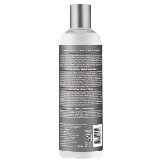 Design Essentials Kukui & Coconut Hydrating Leave-In Conditioner 12 oz