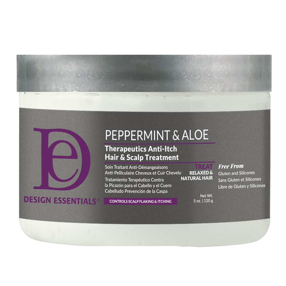 Design Essentials Peppermint & Aloe Therapeutics Anti-Itch Hair & Scalp Treatment 5 oz