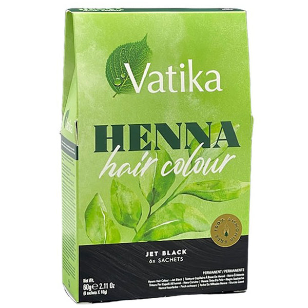 Vatika Henna Hair Colour Jet Black 60g