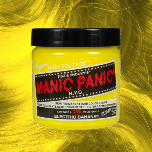 Manic Panic Semi-Permanent Hair Color Cream | Electric Banana