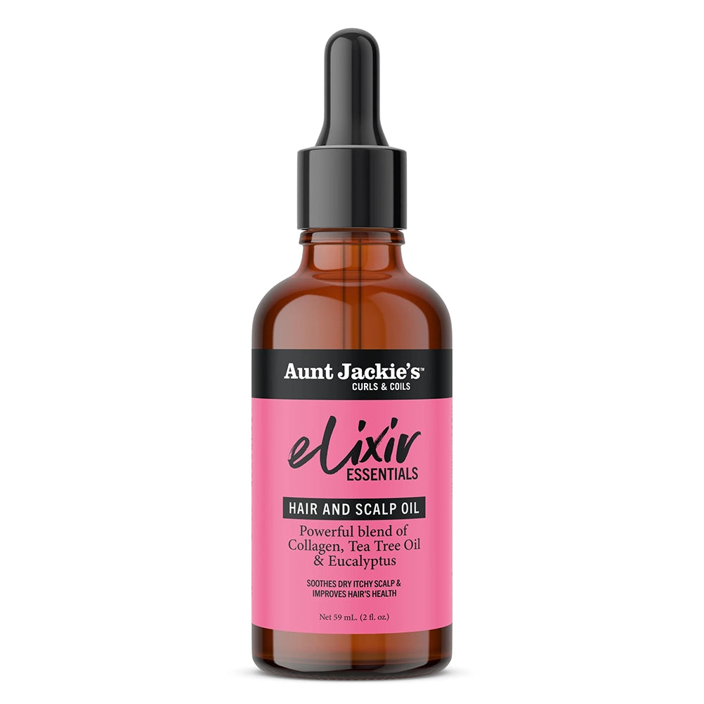 Aunt Jackie's Elixir Essentials: Collagen & Tea Tree Hair & Scalp Oil 59 ml