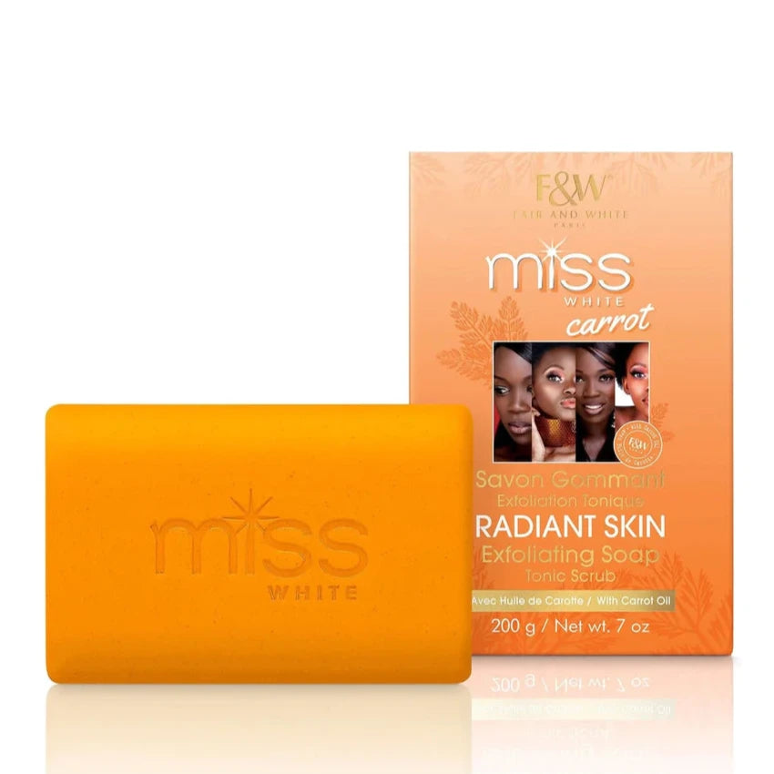 Fair and White Miss White Carrot Exfoliating Soap