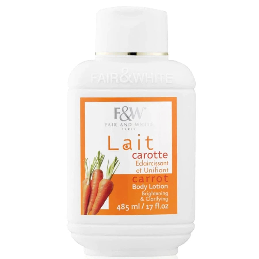 Fair & White Carrot Brightening & Clarifying Body Lotion 485ml