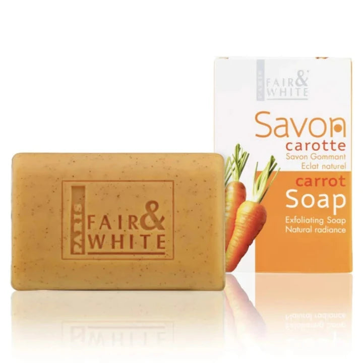 Fair & White Carrot Exfoliating Soap