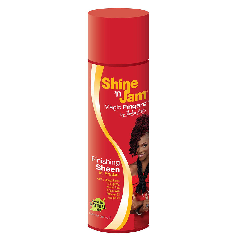 Shine 'n Jam Magic Fingers Finish Sheen For Braiders 11.5 oz