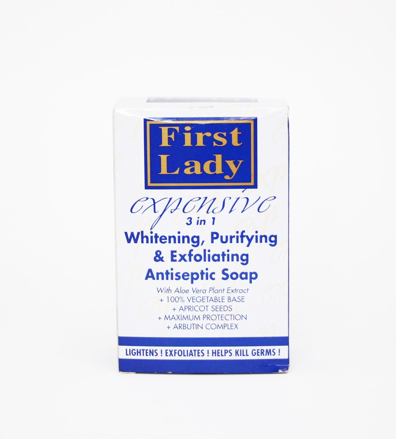 First Lady - EXPENSIVE 3in1 Whitening, Purifying & Exfoliating Antiseptic Antibacterial Soap - 200g