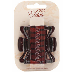 Eldos Brown Hair Clamps - Pack of 2 (HDR188)