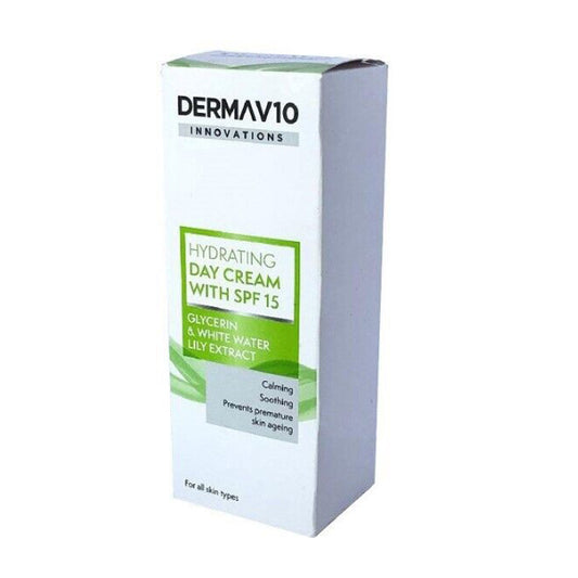 Derma v10 Innovations - Hydrating Day Cream with SPF 15 - 50ml