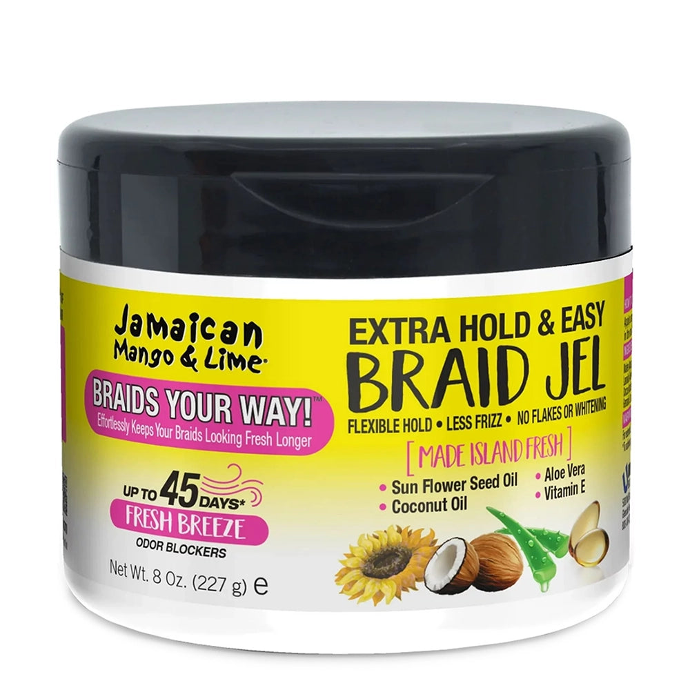 Jamaican Mango & Lime Extra Hold & Easy Braid Jel 8 oz