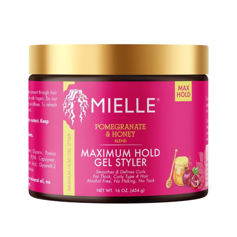 Mielle Pomegranate & Honey Maximum Hold Gel Styler 16 oz