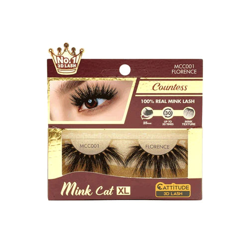 Mink Cat - 100% Real Mink 3D Lashes