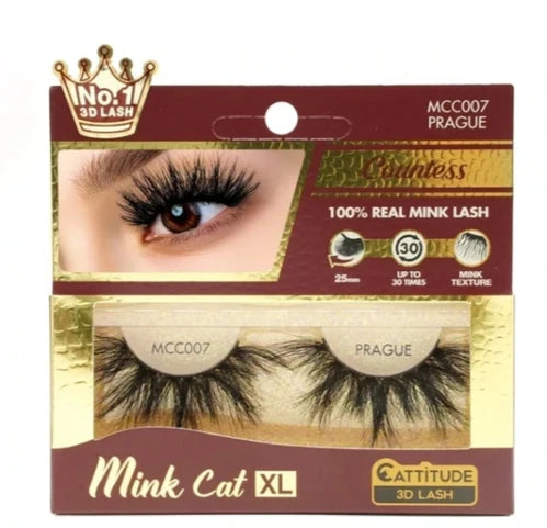 Mink Cat - 100% Real Mink 3D Lashes