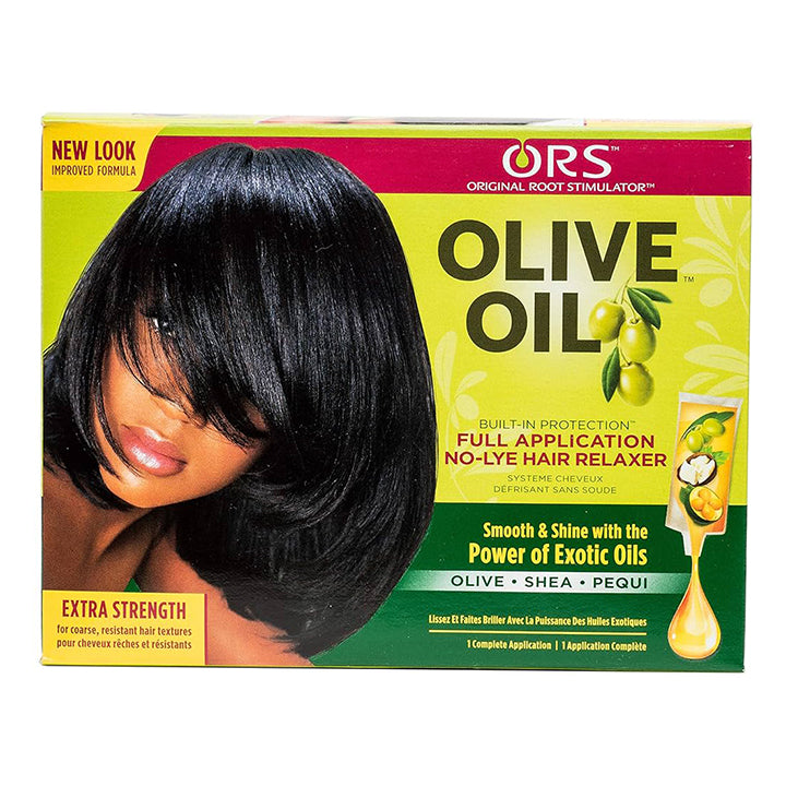 ORS Olive Oil No-Lye Hair Relaxer Full Application | Extra Strength