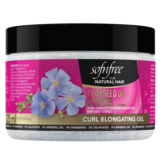 Sofn'free Flaxseed Oil & Rosewater Curl Elongating Gel