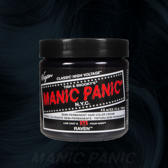 Manic Panic Semi-Permanent Hair Color Cream | Raven