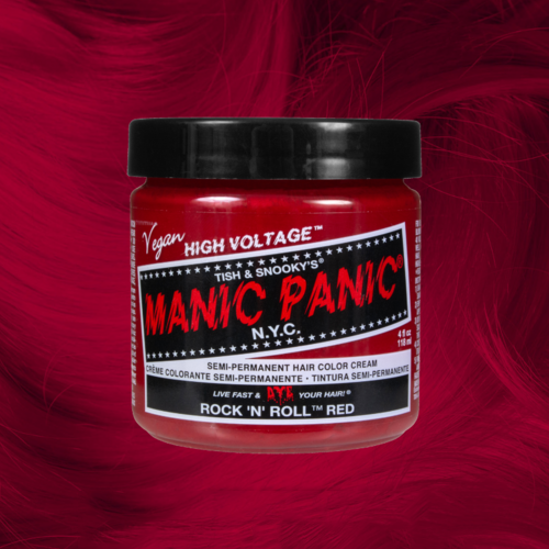 Manic Panic Semi-Permanent Hair Color Cream | Rock ‘N’ Roll Red