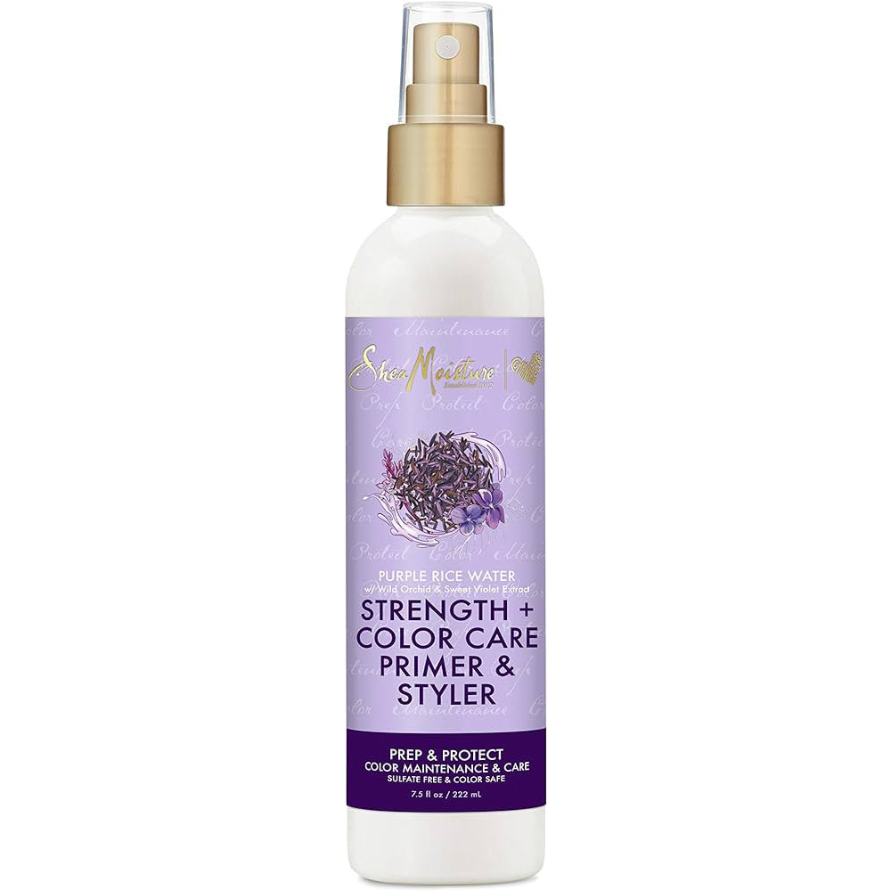 Shea Moisture Purple Rice Water Strength & Color Care Primer & Styler 7.5 oz